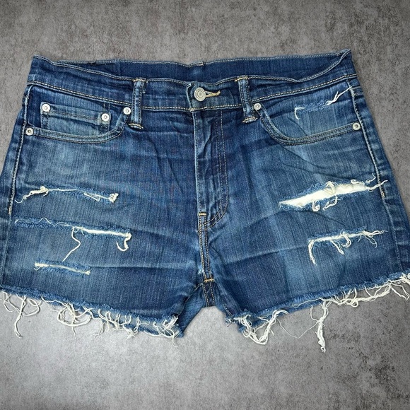 Levi's 511 Cut-off Denim Shorts - Picture 4 of 7
